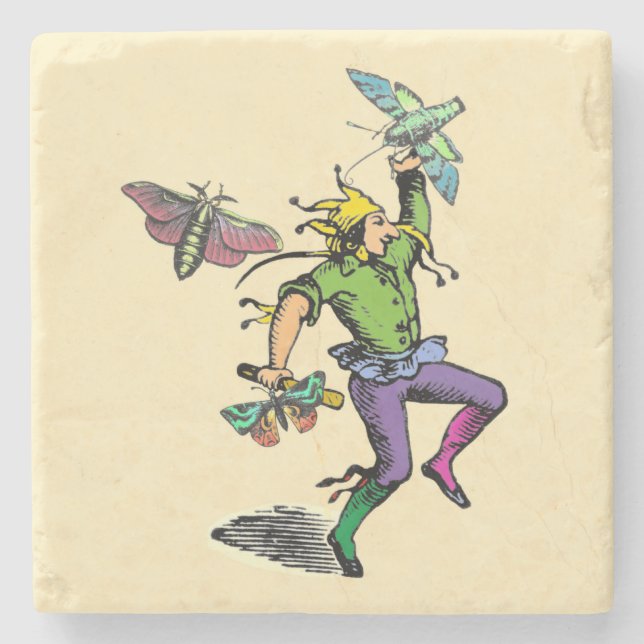 Porta-copo De Pedra O Homem da Luz (Frente)