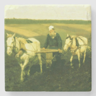 Porta-copo De Pedra O lev Nikolaevich Tolstoy do escritor