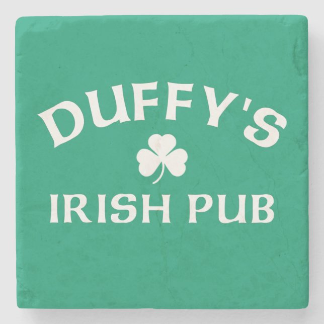Porta-copo De Pedra O Pub Irlandês de Duffy (Frente)