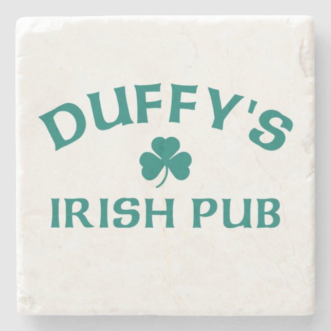 Porta-copo De Pedra O Pub Irlandês Duffy  (Frente)