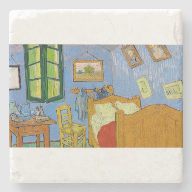 Porta-copo De Pedra O quarto de Vincent van Gogh (Frente)