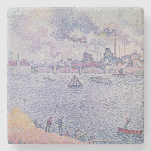 Porta-copo De Pedra O Seine, Grenelle, 1899