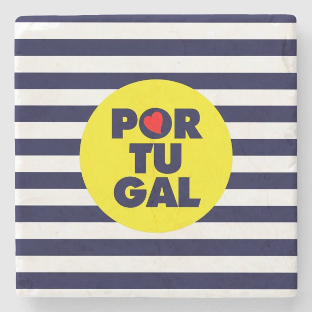 Porta-copo De Pedra O sol português (Frente)