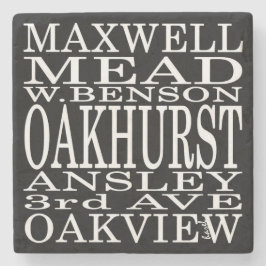 Porta-copo De Pedra Oakhurst, Porta copos Oakhurst, Decatur Oakhurst