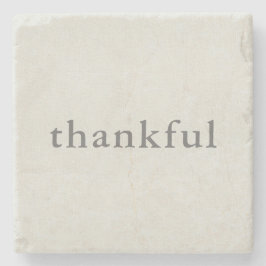 Porta-copo De Pedra Obrigado