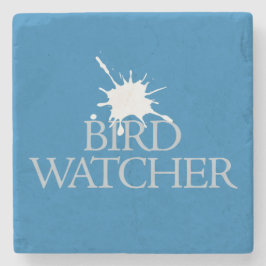 Porta-copo De Pedra Observador de pássaros