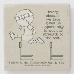 Porta-copo De Pedra Obstáculos