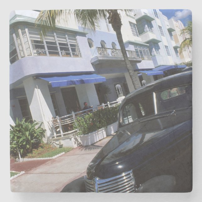 Porta-copo De Pedra Ocean Drive, Miami Beach Flórida (Frente)