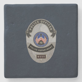 Porta-copo De Pedra Oficial de Polícia