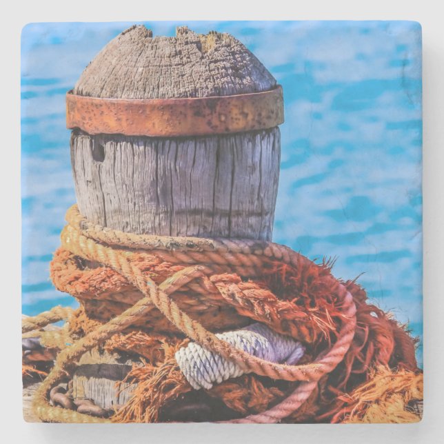 Porta-copo De Pedra Old Mooring Bollard (Frente)