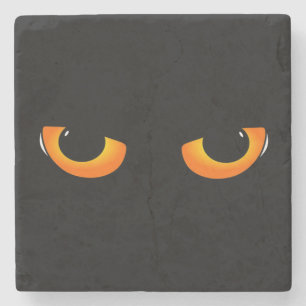 Porta-copo De Pedra Olhos de Gato Louco