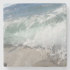 Porta-copo De Pedra Ondas Marítimas De Espuma