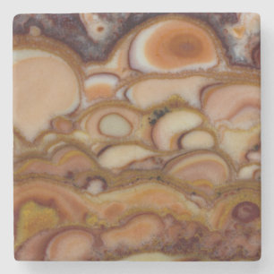 Porta-copo De Pedra Onyx castanho