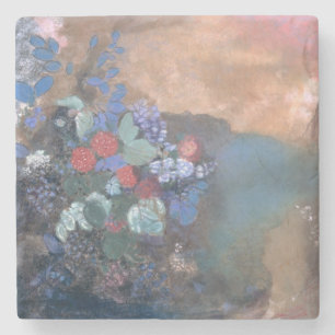 Porta-copo De Pedra Ophelia entre as flores, c.1905-8