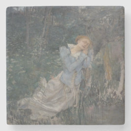 Porta-copo De Pedra Ophelia (Weeping Woman) (por Jules Bastien-Lepage)
