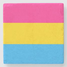 Porta-copo De Pedra Orgulho Pansexual (Bandeira Pan)