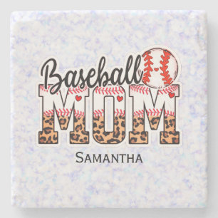 Porta-copo De Pedra Orgulhosa Mãe de Baseball - Entusiasta do Dia do J