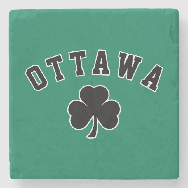 Porta-copo De Pedra Ottawa Irlandês (Frente)