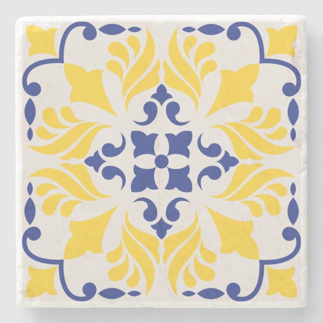 Porta-copo De Pedra Ouro Riviera (Frente)