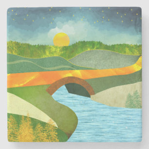 Porta-copo De Pedra Ouro Road