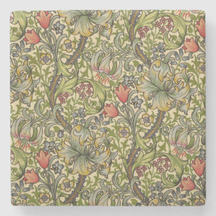 Porta-copo De Pedra Ouro William Morris Lily