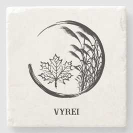 Porta-copo De Pedra Outono / Queda