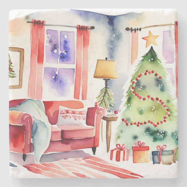 Porta-copo De Pedra Oven Mitt e Potes (Frente)