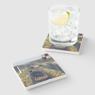 Porta-copo De Pedra PA0003 America - Panamá - Canal Locks - panorâmica