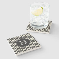 Padrão Chevron de Arenque Negro e Branco