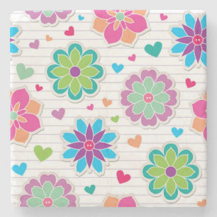 Porta-copo De Pedra Padrão da ventoinha