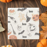 Porta-copo De Pedra Padrão de Assustação Colorida do Halloween |Feliz<br><div class="desc">Padrão de Assustação Colorida do Halloween |Feliz Dia das Bruxas</div>
