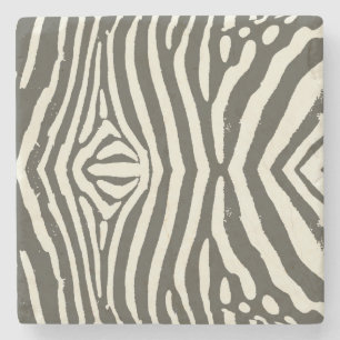 Porta-copo De Pedra Padrão de Estampa Animal de Listras de Zebra Moder