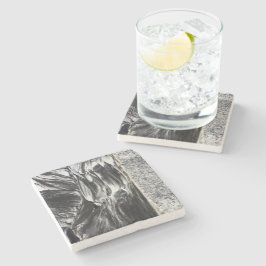 Porta-copo De Pedra Padrão de Fluxo 4