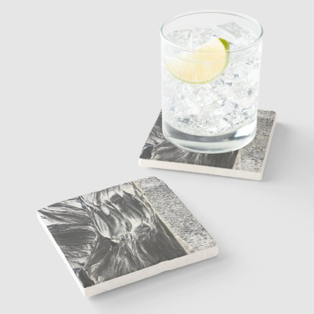 Porta-copo De Pedra Padrão de Fluxo 4 (Lateral)