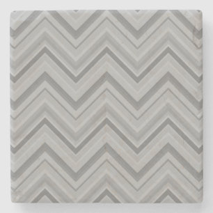 Porta-copo De Pedra padrão de listras de cinza