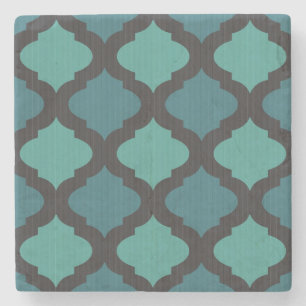 Porta-copo De Pedra Padrão de mosaico no estilo de árabe