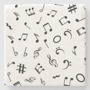 Porta-copo De Pedra Padrão de música