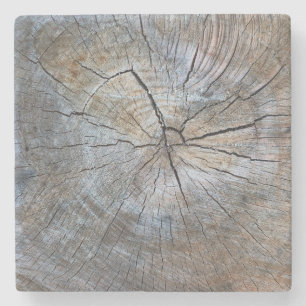 Porta-copo De Pedra Padrão do anel da árvore russa