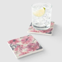 Padrão Floral Rosa Aquarela Botânica Ousada