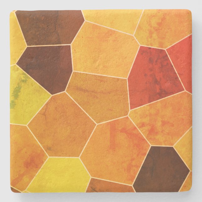 Porta-copo De Pedra Padrão Rustic (Frente)