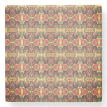 Padrão vermelho e amarelo