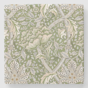Porta-copo De Pedra Padrão Windrush (por William Morris)