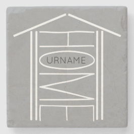 Porta-copo De Pedra PÁGINA INICIAL Personalizada SEU NOME