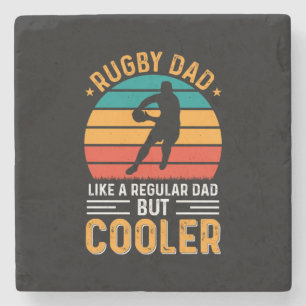 Porta-copo De Pedra Pai de Rugby