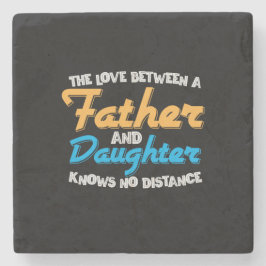 Porta-copo De Pedra Pai Deu O Amor Entre Pai E Filha