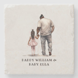 Porta-copo De Pedra Pai Negro e Filha Bond (6)