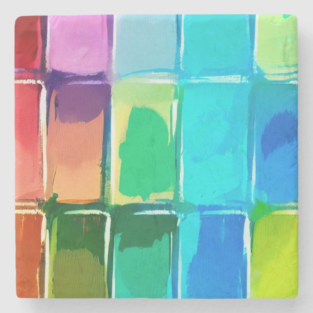 Porta-copo De Pedra Paint (Frente)