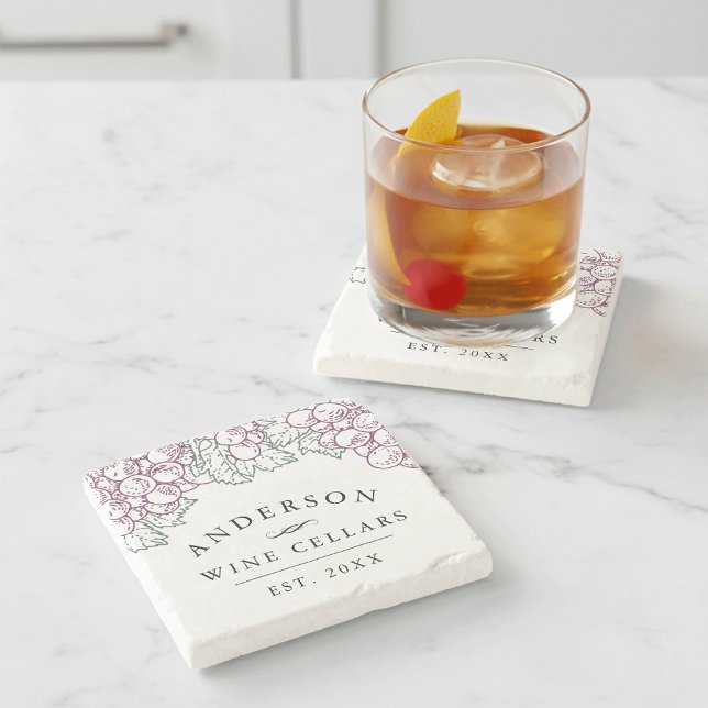 Porta-copo De Pedra País Vinho | Gelar de vinho doméstico personalizad (Criador carregado)