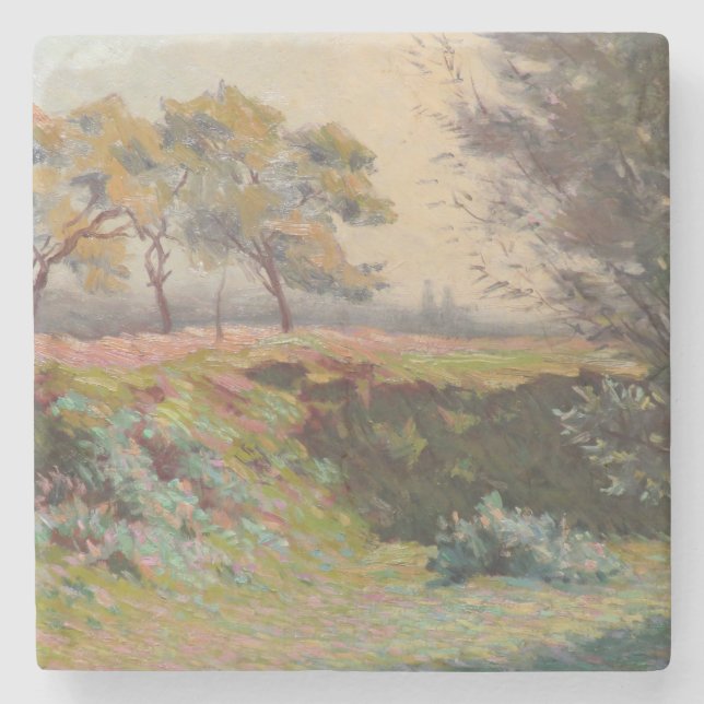 Porta-copo De Pedra Paisagem do País (por Léo Gausson) (Frente)