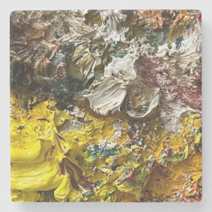 Porta-copo De Pedra Paleta de artistas #1